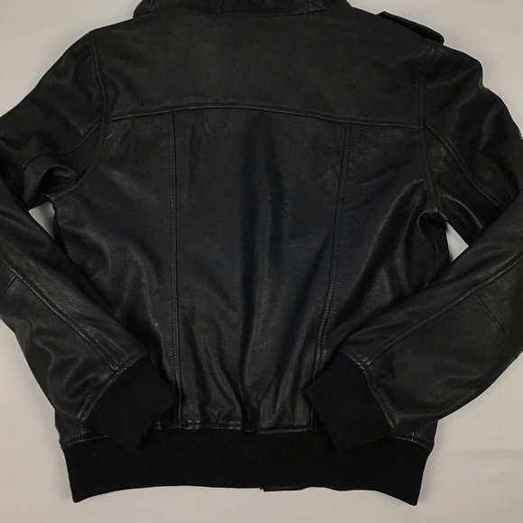 Hooded buttery leather zip up jacket - Picture 9 of 10